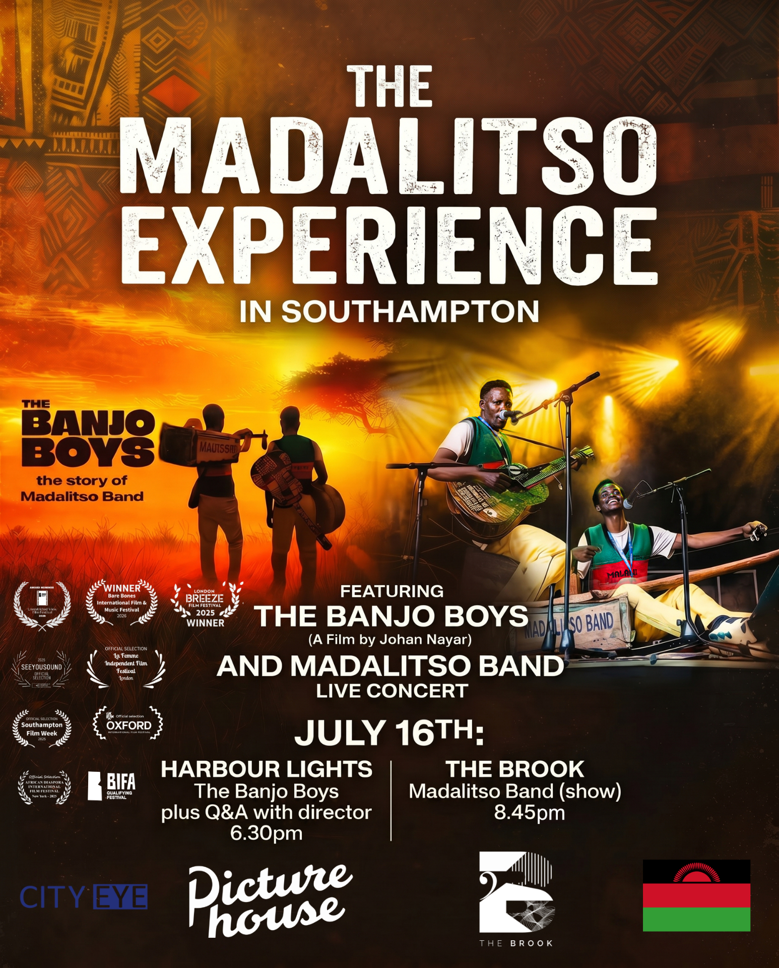 The Madalitso Experience in Southampton — 16 July 2026
