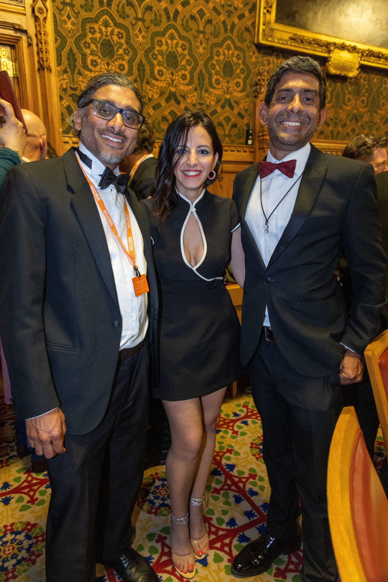 Johan with Lady Maggie and Vikrant Chopra at the House of Lords