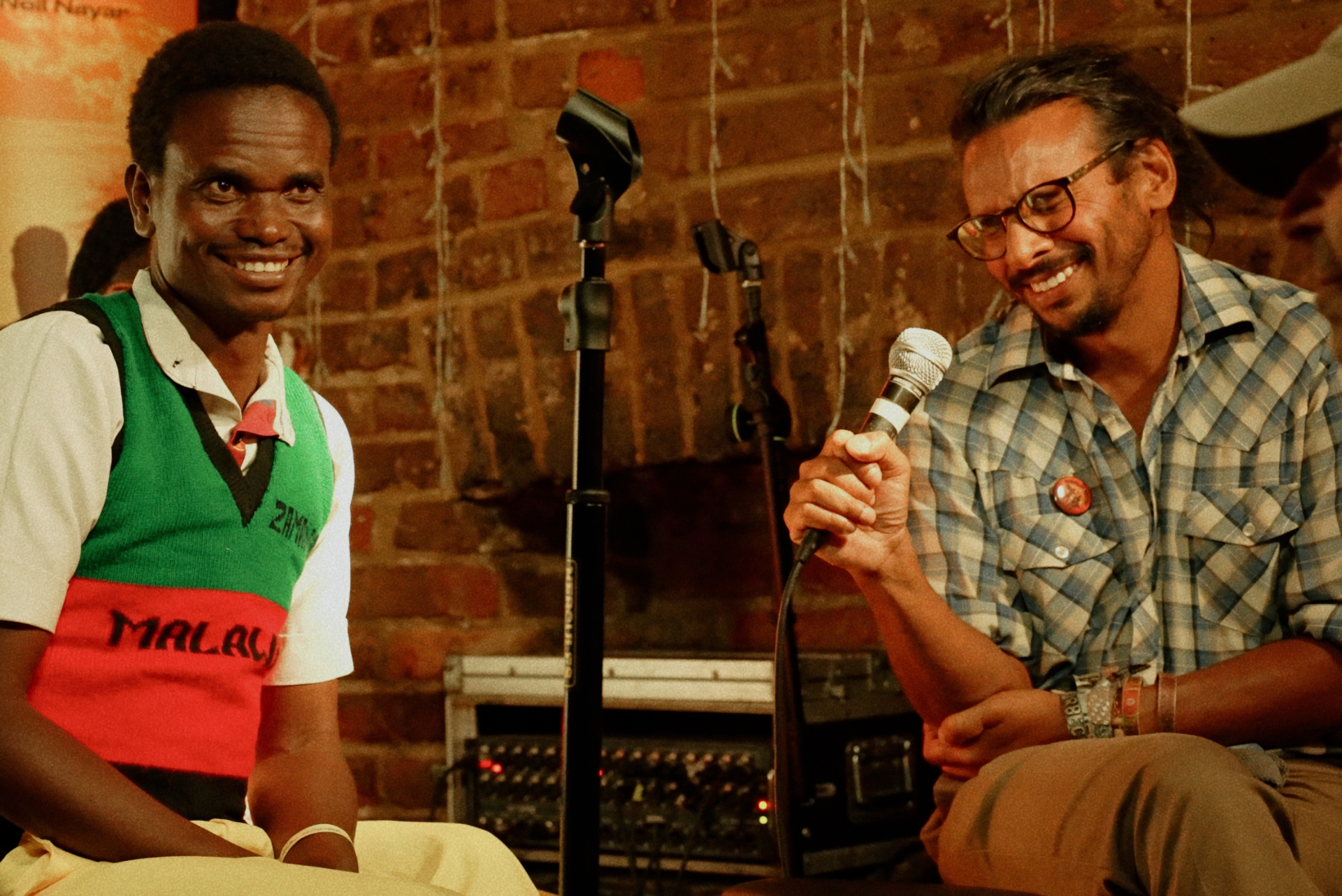 Neil Nayar during the Banjo Boys Q&A at The Madalitso Experience at the Troubadour, London