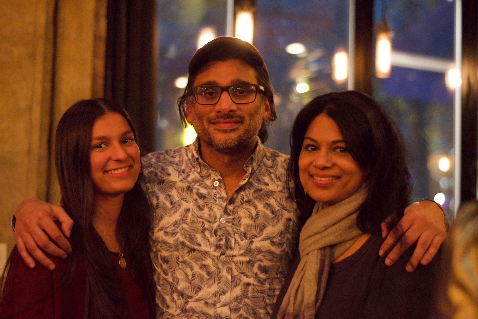 Director Johan Nayar with Penny Davis and Kay Prashad at the ADIFF evening reception
