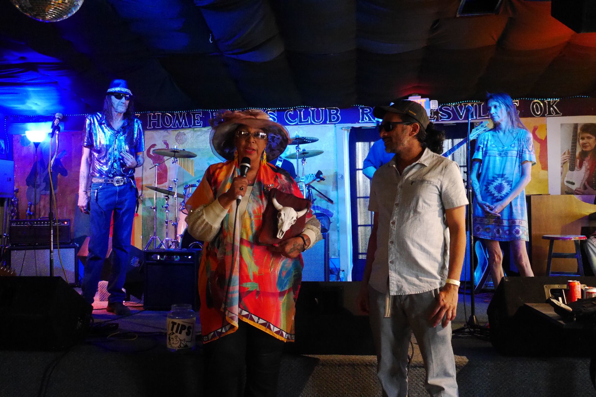 Johan Nayar and Shiron Butterfly at DC Minner's Blues Hall of Fame, Rentiesville, OK, March 2026