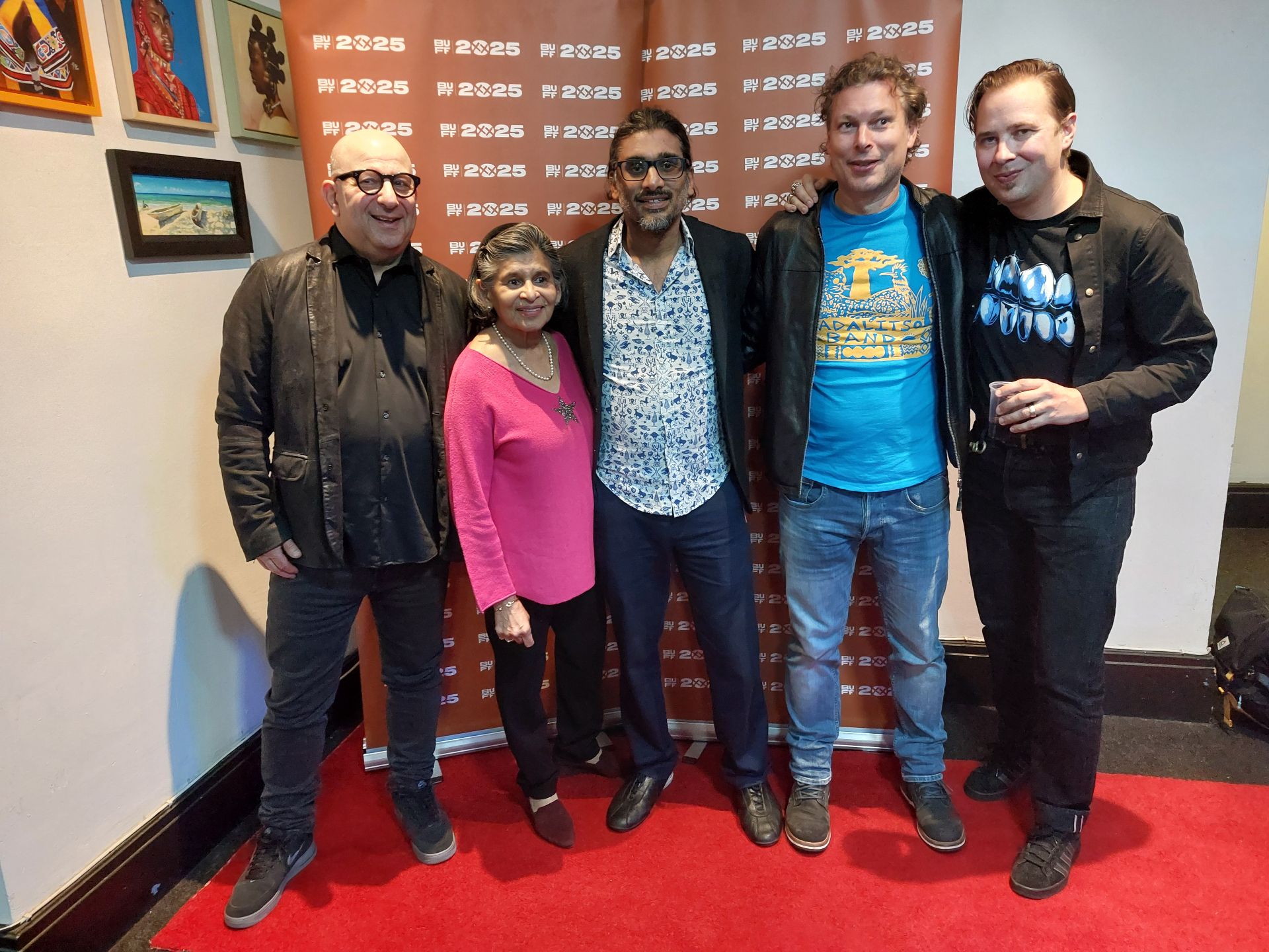 Group portrait on the BUFF 2025 red carpet