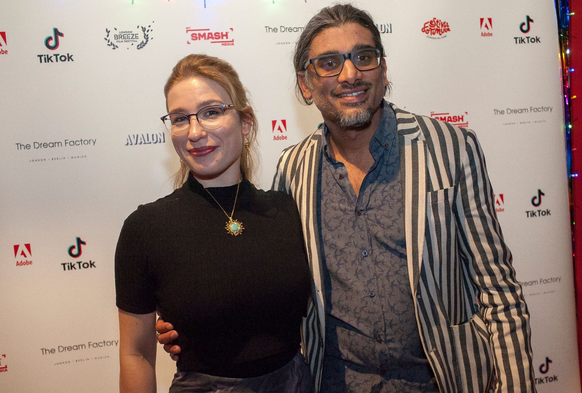 Red carpet portrait at the London Breeze world premiere — 22 Oct 2025