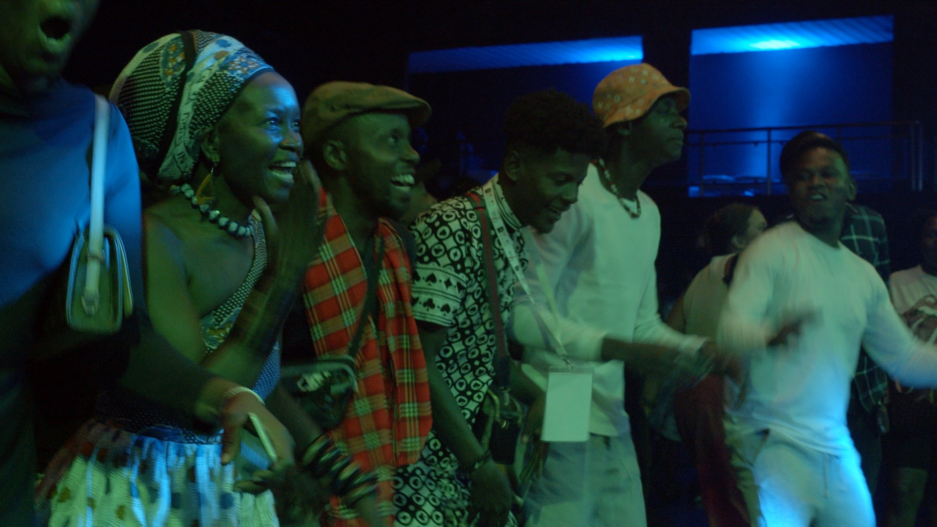 Audience dancing at a Madalitso Band concert