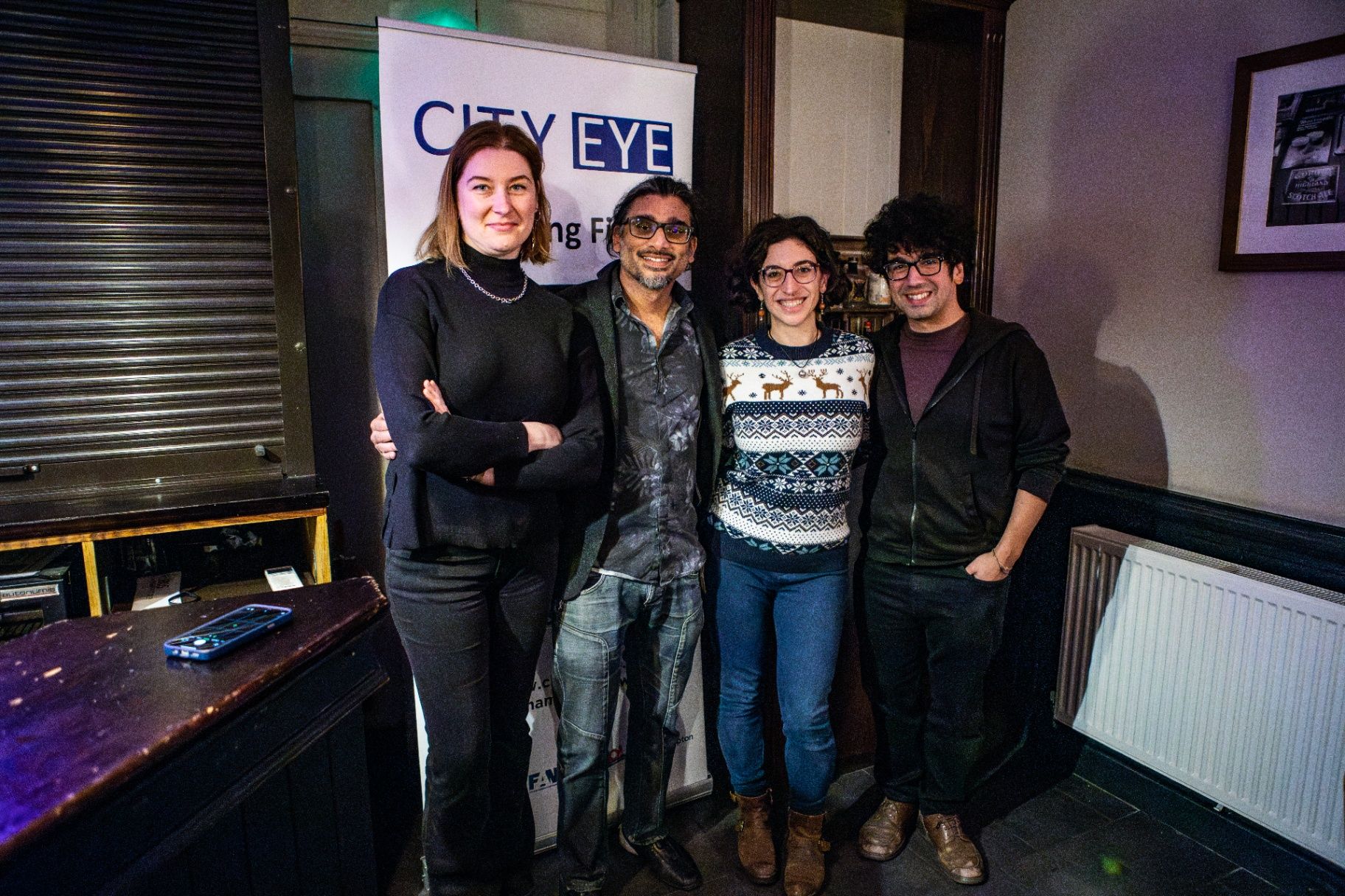Director Johan Nayar with the City Eye team at Southampton Film Week