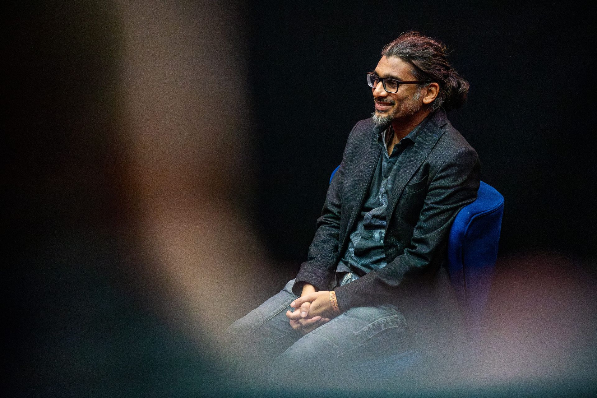 Director Johan Nayar during the Banjo Boys Q&A at Southampton Film Week