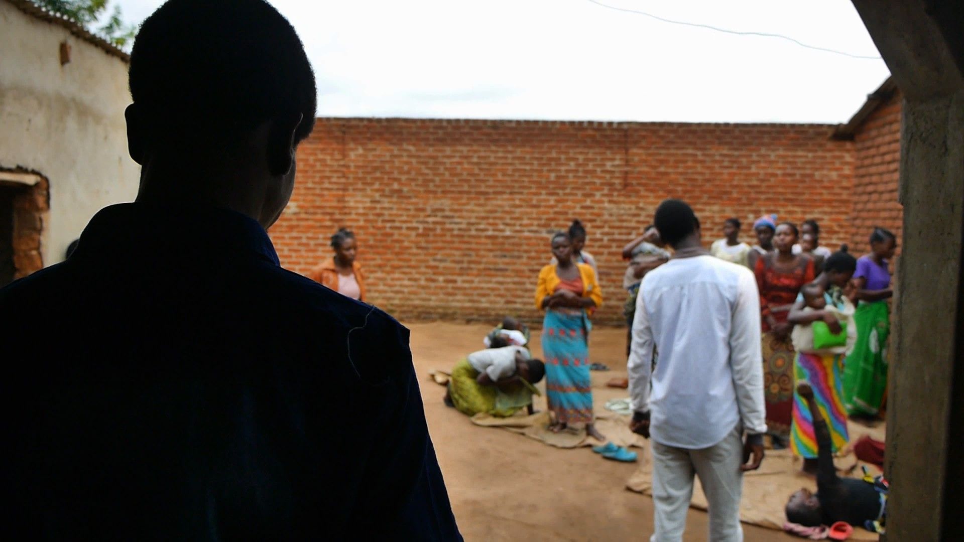 Followers of Yobu at his home in Mtandire, Lilongwe, Malawi